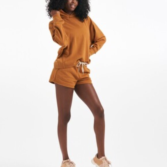 Vuori Tops - Vuori Women's Mustard Sunnyside Long Sleeve Casual Pullover Hoodie Size XS